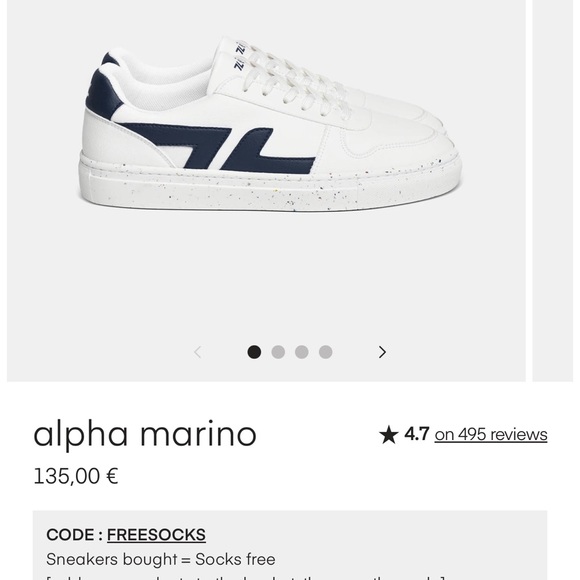 Zèta x Nespresso re:ground sneakers size 8 -NWOB - Picture 6 of 6